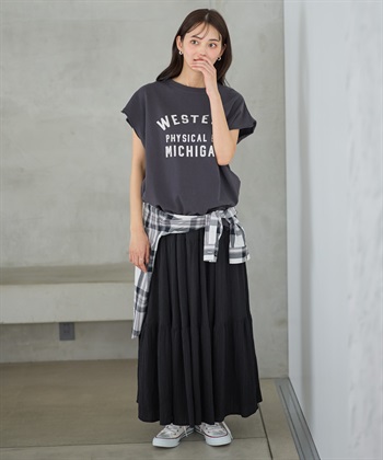 Rosemadame ドビー楊柳ティアードスカート（マタニティ/ 妊婦服）産前・産後対応_subthumb_14