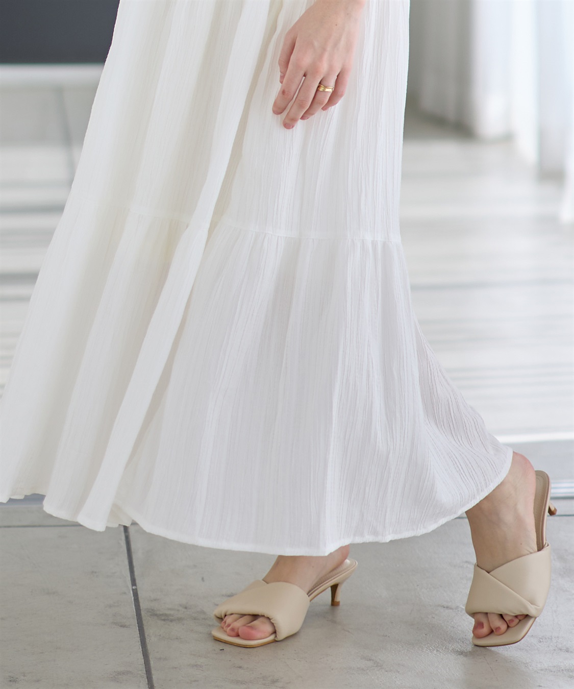 Rosemadame ドビー楊柳ティアードスカート（マタニティ/ 妊婦服）産前・産後対応_sub_21