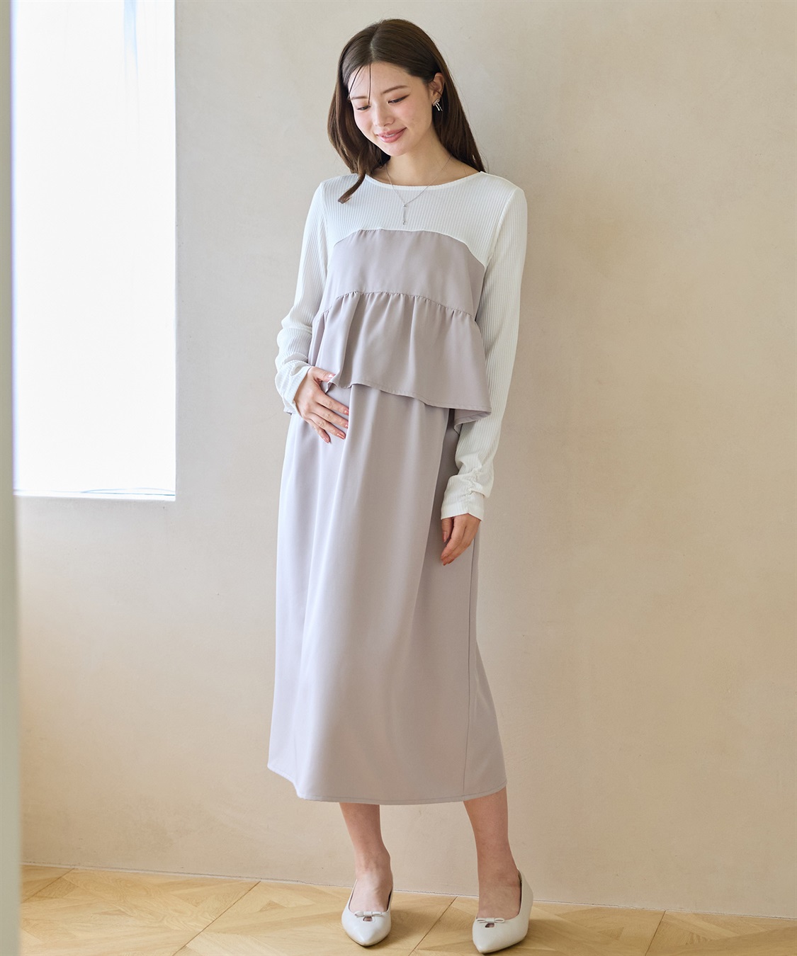 Rosemadame ペプラムドッキングワンピース_sub_16