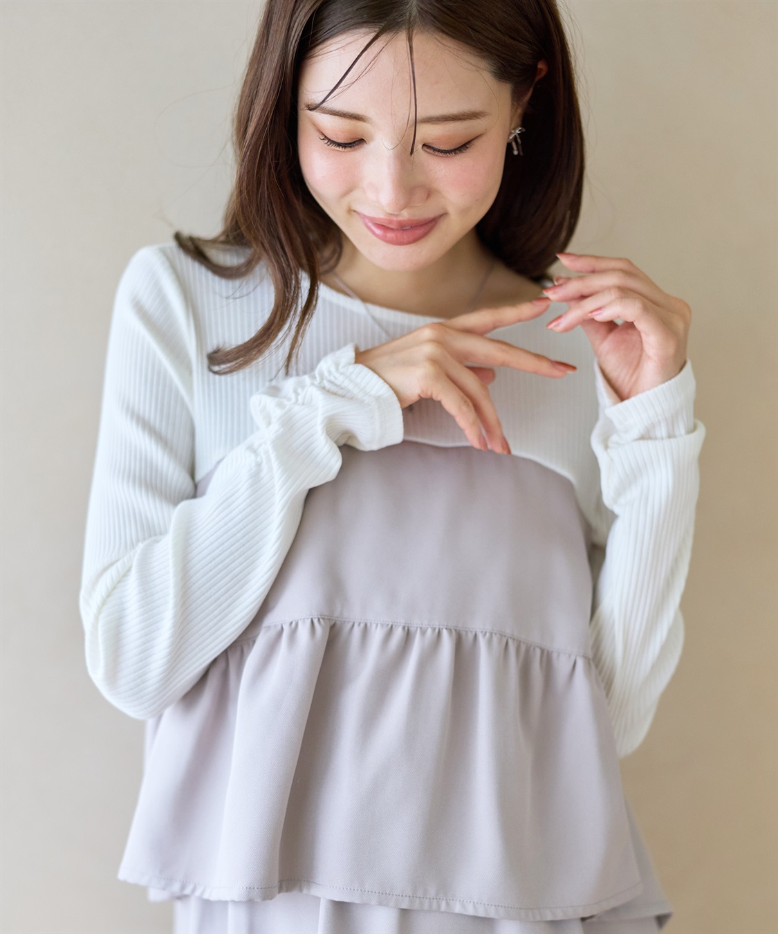 Rosemadame ペプラムドッキングワンピース_sub_18