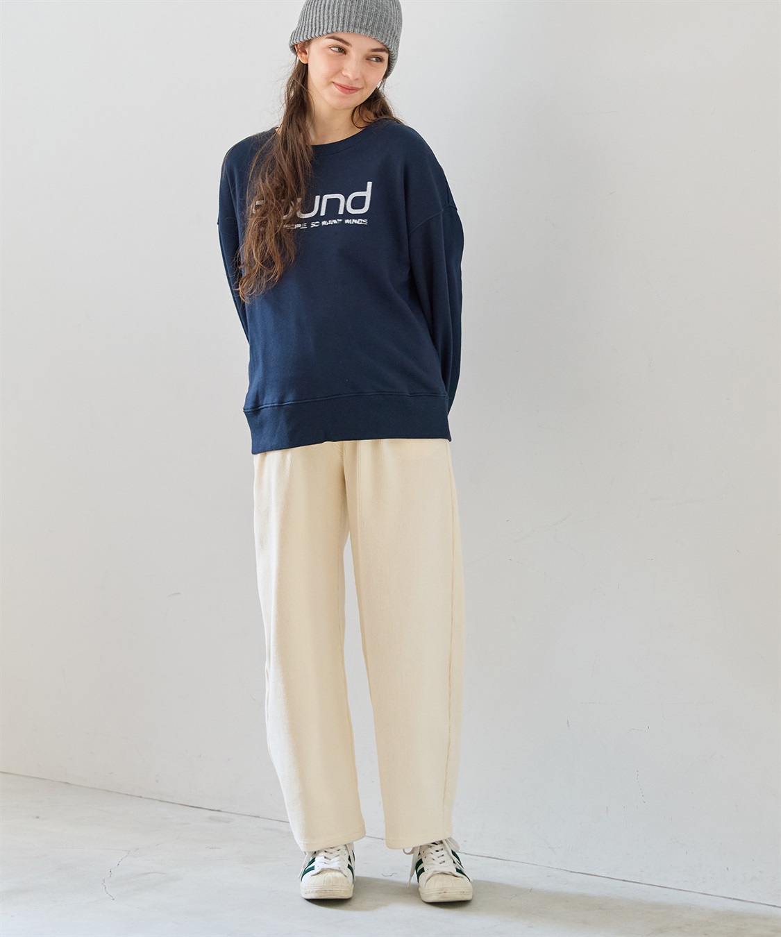 Rosemadame ストレッチ コーデュロイ バレルパンツ _sub_15