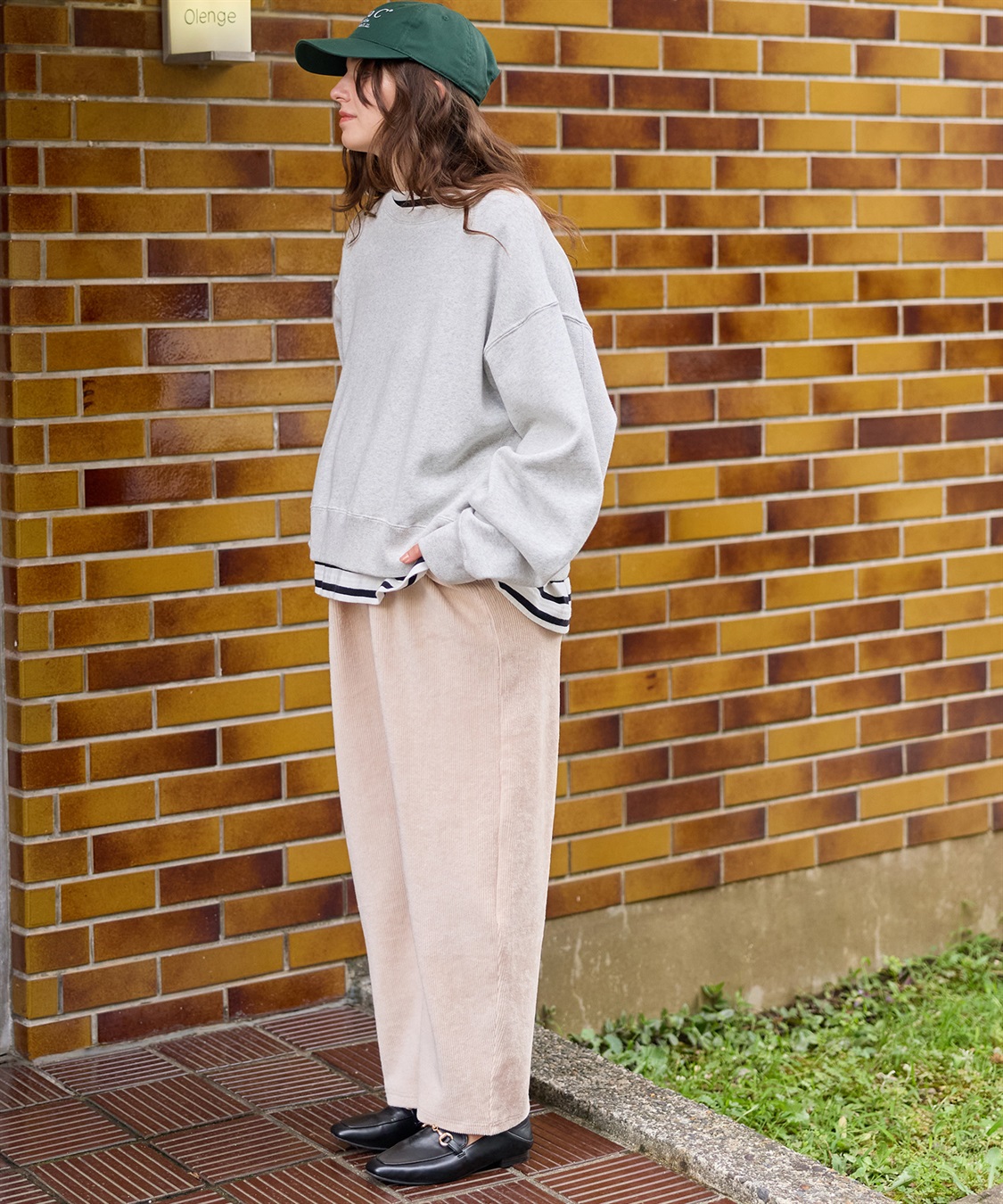 Rosemadame ストレッチ コーデュロイ バレルパンツ _sub_20
