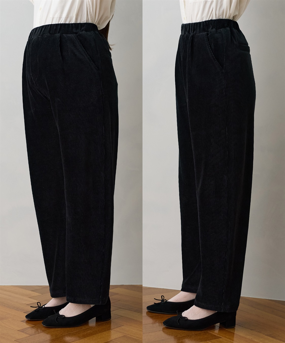 Rosemadame ストレッチ コーデュロイ バレルパンツ _sub_21