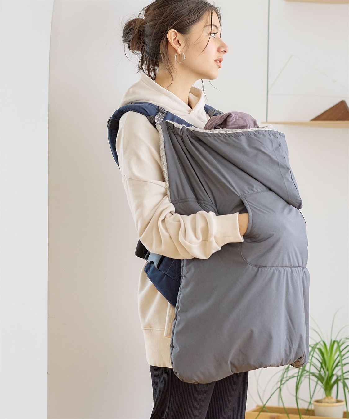 Rosemadame あったかモコモコベビーケープ（おくるみ）_sub_3