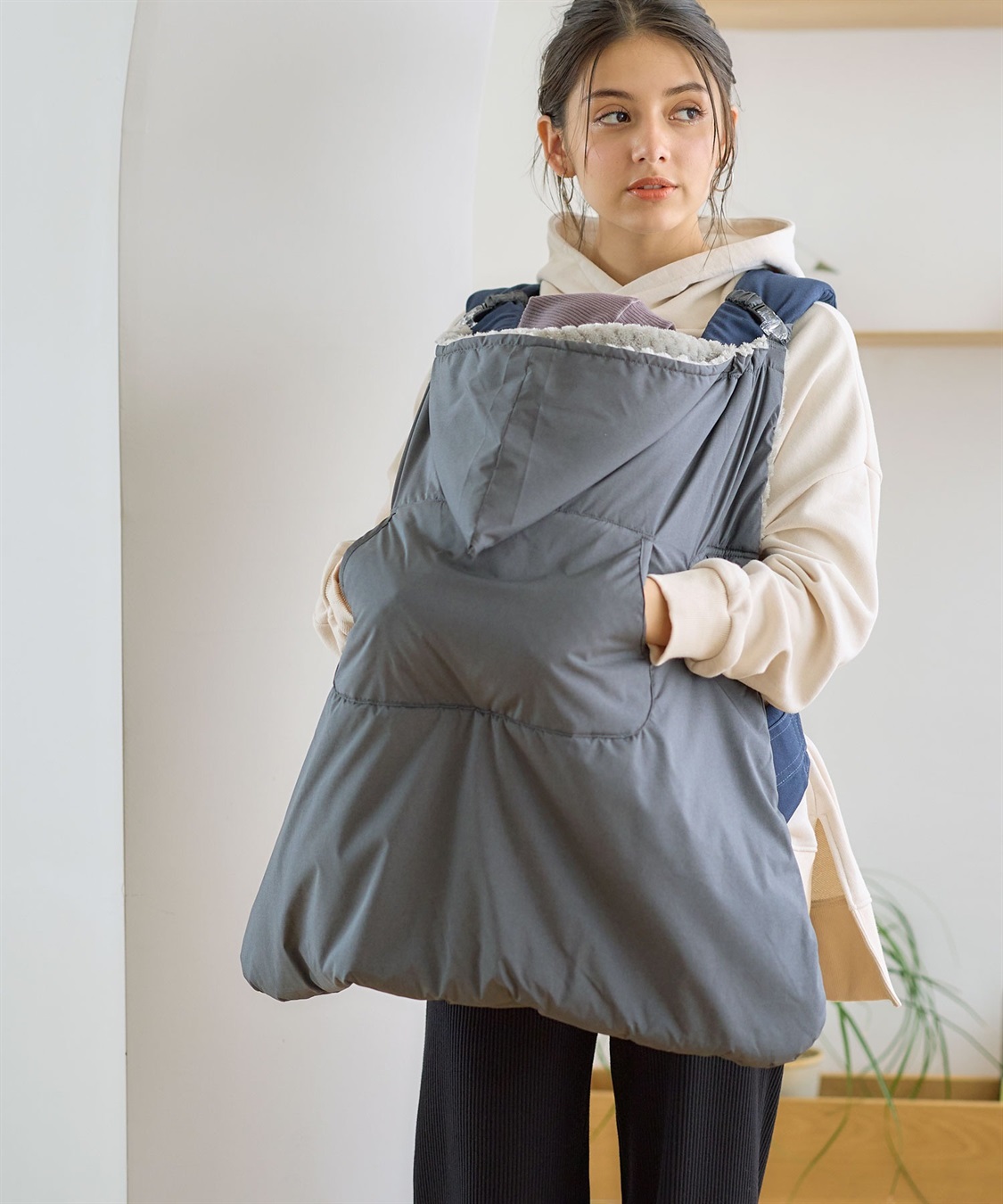 Rosemadame あったかモコモコベビーケープ（おくるみ）_sub_15