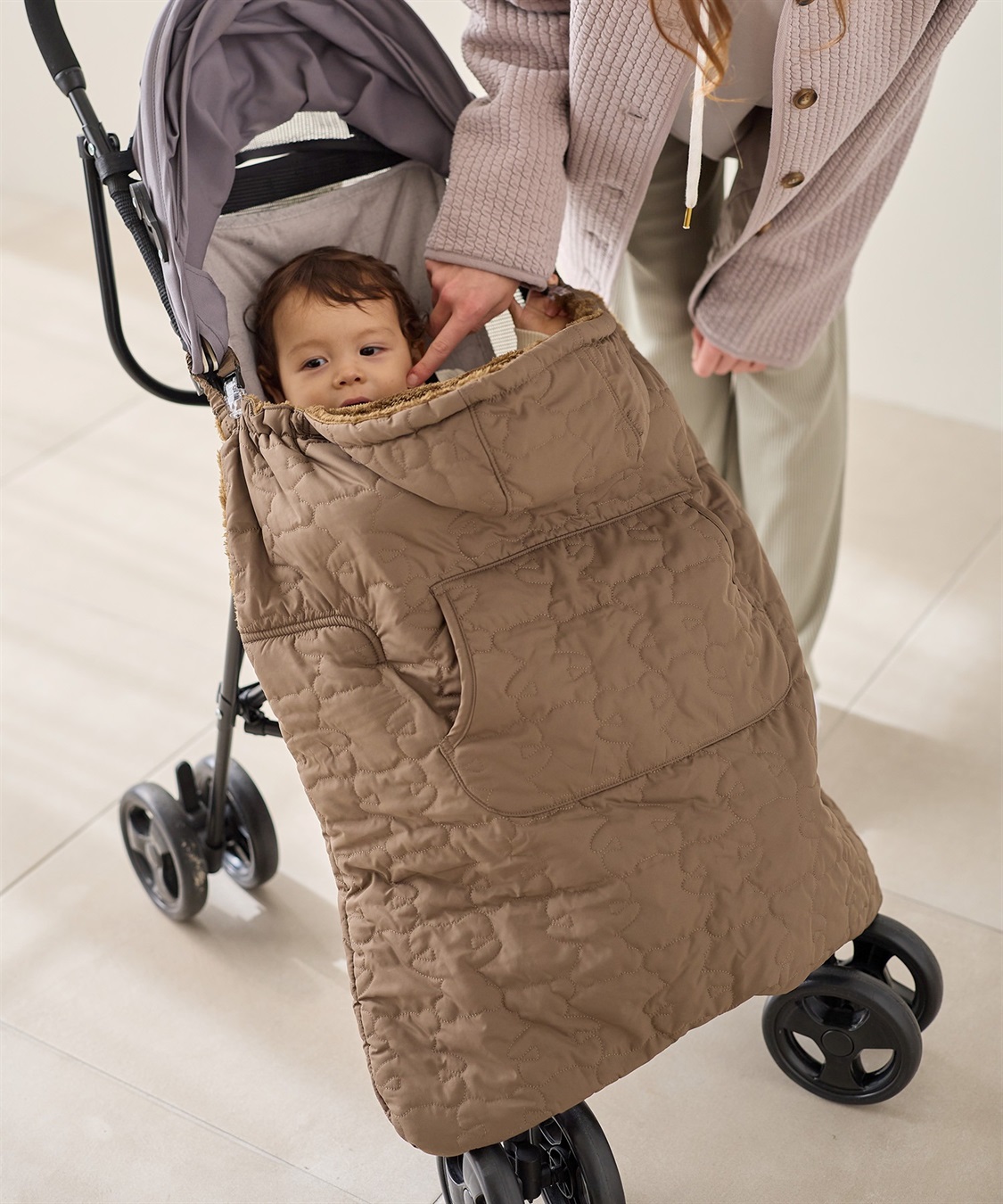 Rosemadame あったかモコモコベビーケープ（おくるみ）_sub_18