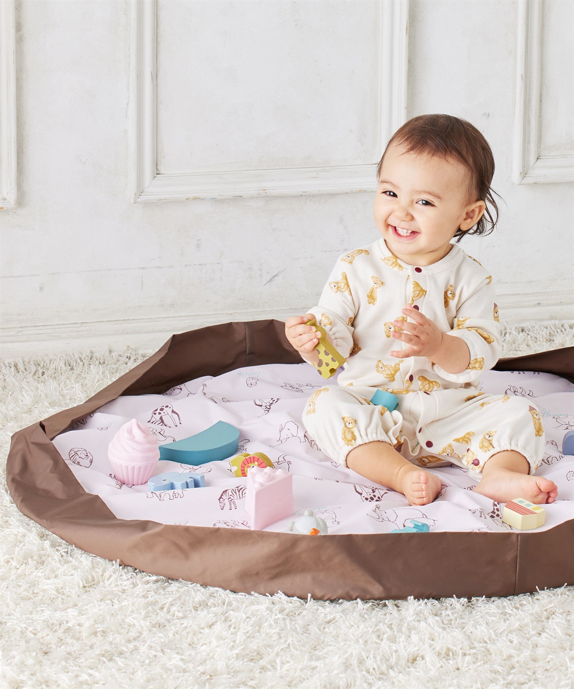 Rosemadame 遊べて片付けかんたん！トイラップバッグ／プレイマット_sub_1