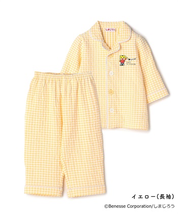 Rosemadame 【しまじろう】コットン100%半袖ガーゼ&長袖サッカーパジャマ　上下セット（前あきタイプ）キッズ・子供服・ジュニアサイズ_subthumb_18