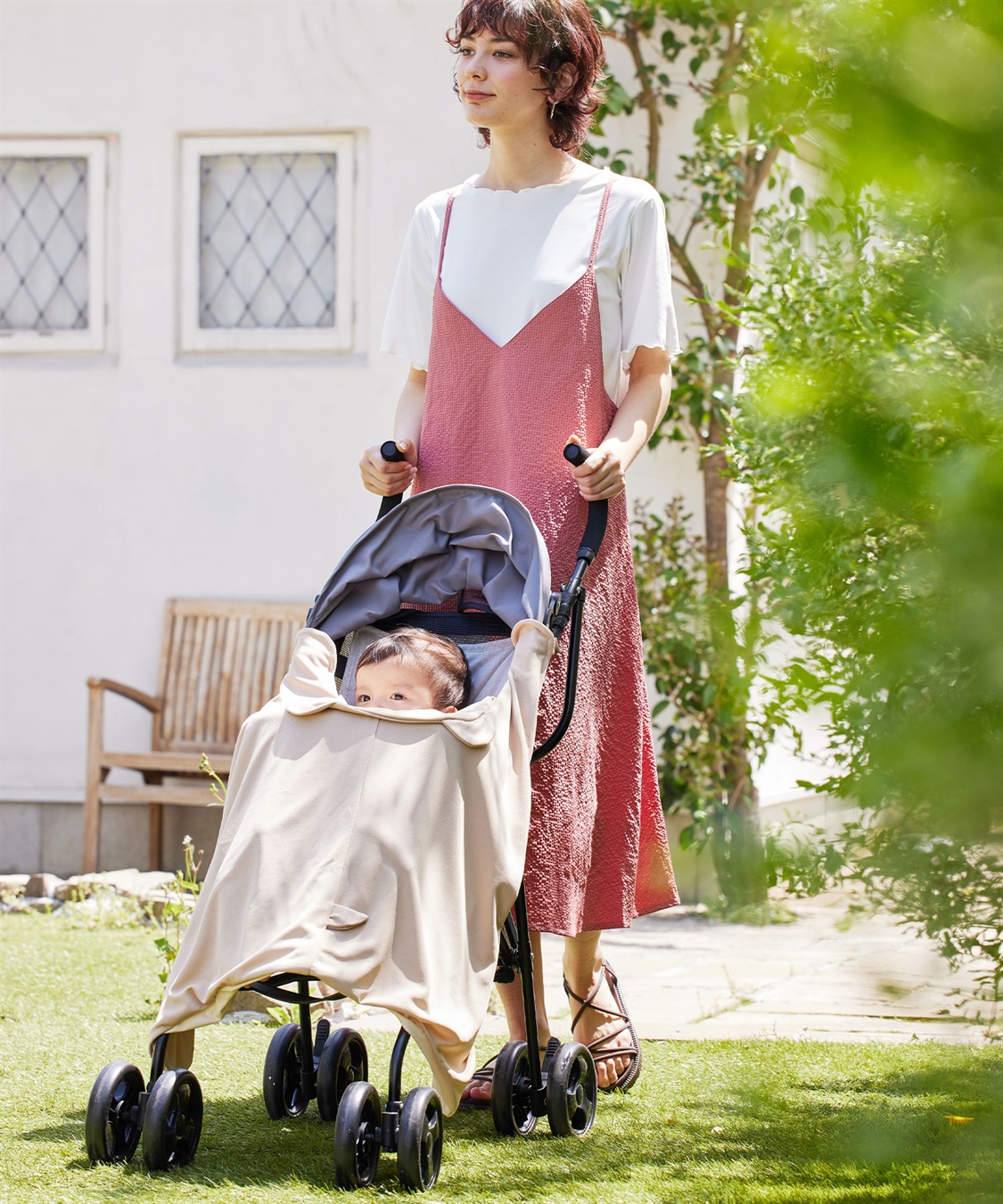 Rosemadame UVカット&接触冷感 アニマルひんやりベビーケープ_sub_7