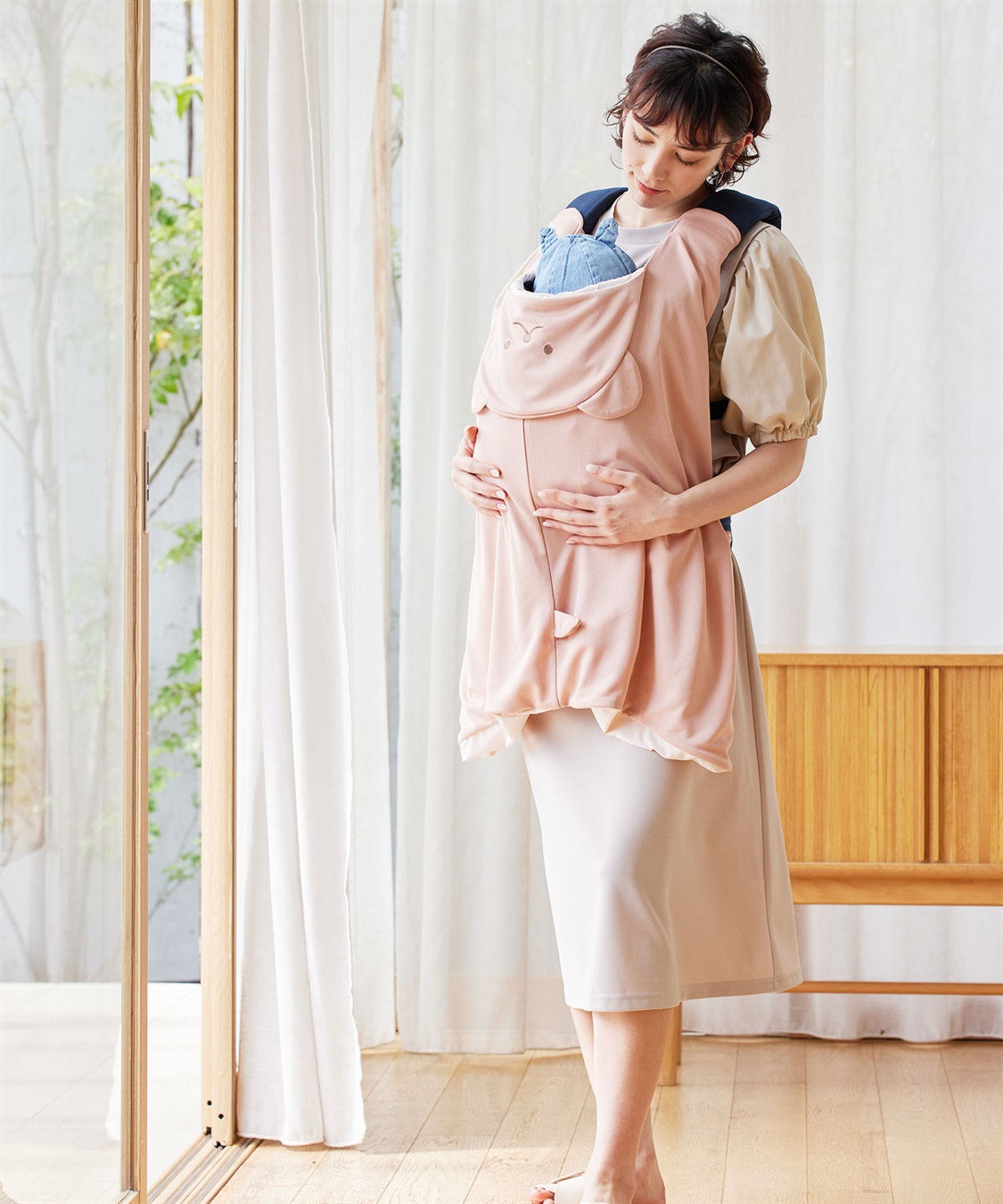 Rosemadame UVカット&接触冷感 アニマルひんやりベビーケープ_sub_10