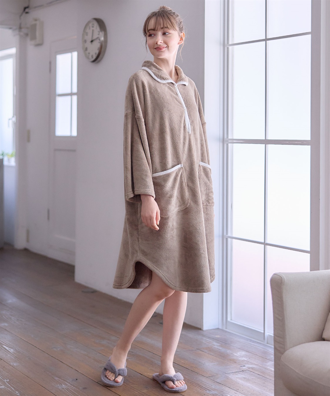 Rosemadame バスローブワンピース/ガウン(マタニティ/授乳服）授乳口付き 授乳楽々 妊婦服 産前・産後対応)_sub_14