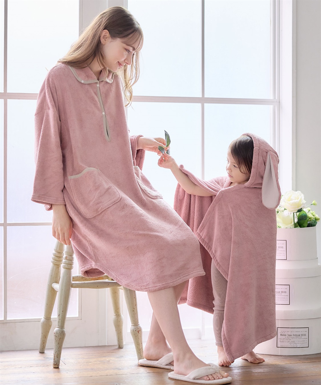 Rosemadame バスローブワンピース/ガウン(マタニティ/授乳服）授乳口付き 授乳楽々 妊婦服 産前・産後対応)_sub_19