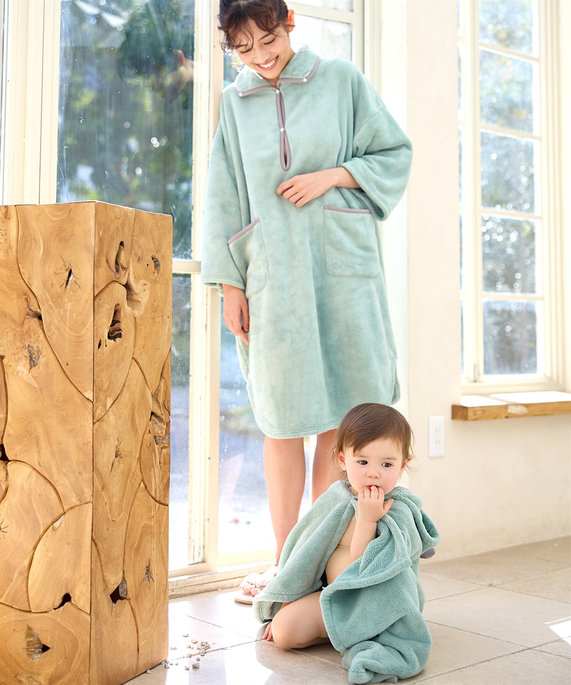 Rosemadame バスローブワンピース/ガウン(マタニティ/授乳服）授乳口付き 授乳楽々 妊婦服 産前・産後対応)_sub_29