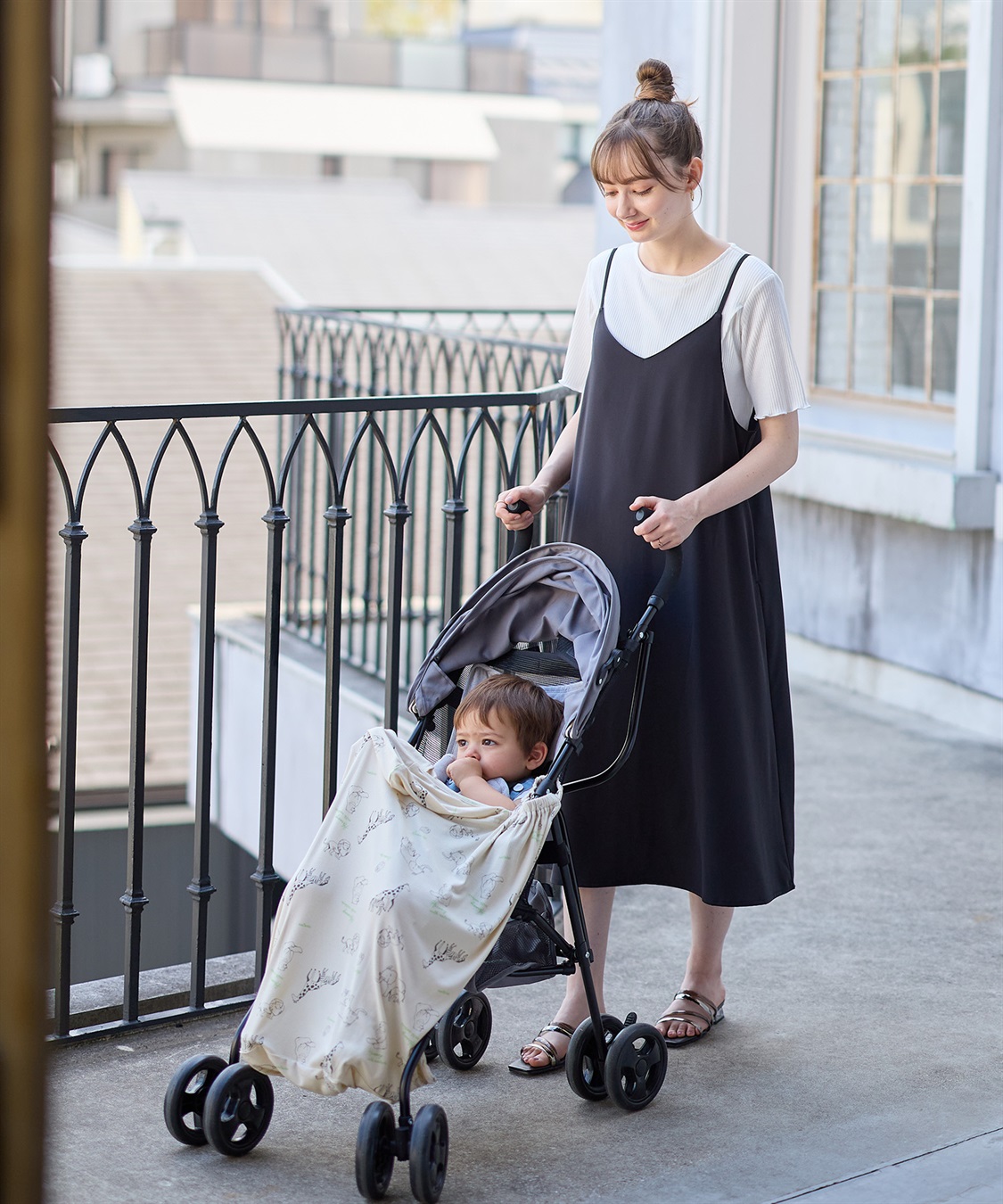 Rosemadame どうぶつ柄マルチケープ（接触冷感・UVカット・抗菌防臭）_sub_12