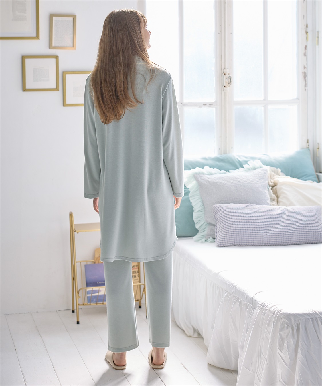 Rosemadame 【セット】やわらかレーヨン天竺パジャマ/ルームウェア（マタニティ/授乳服）授乳楽々 妊婦服 産前・産後対応_sub_11