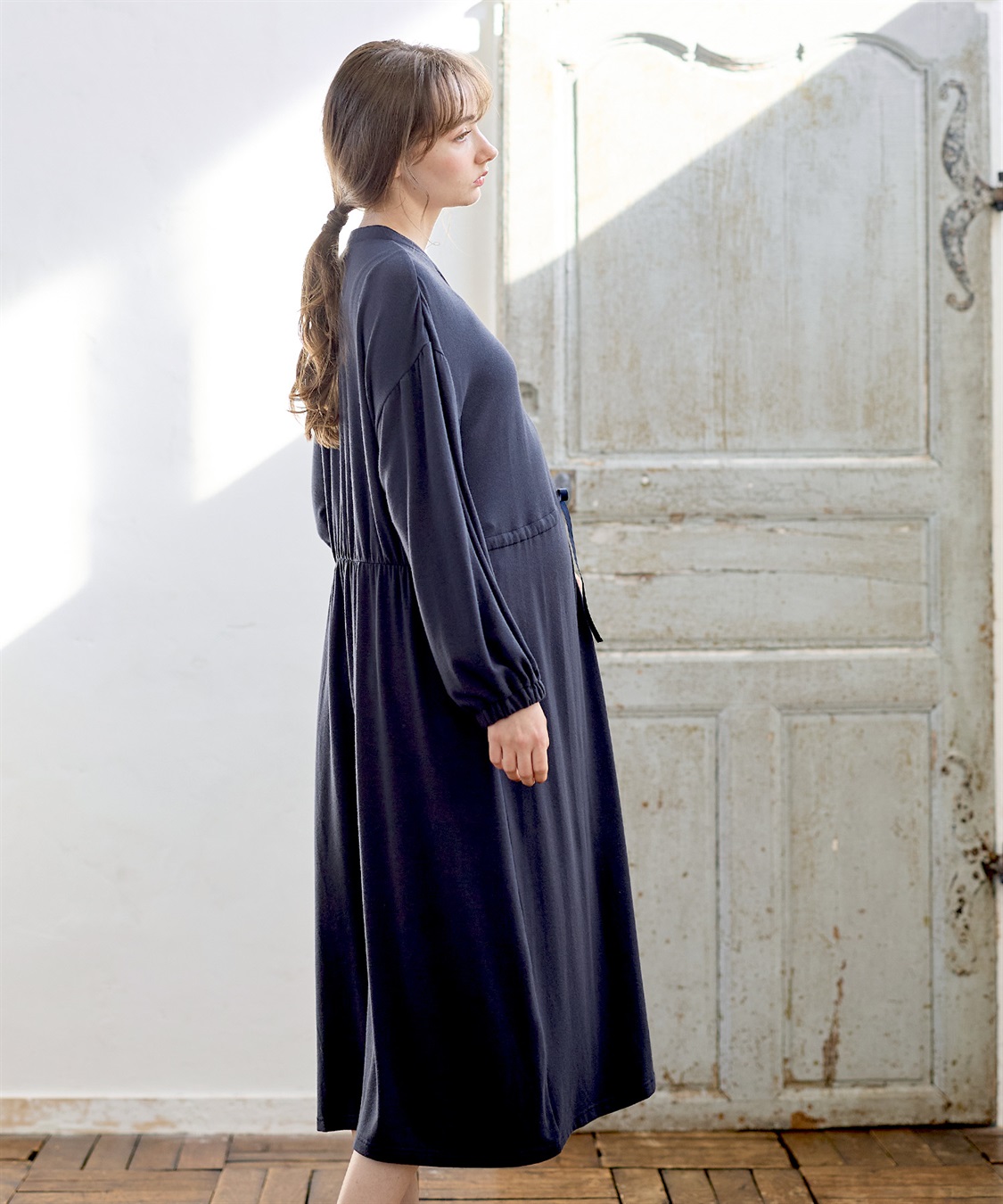 Rosemadame やわらかレーヨン天竺ネグリジェ パジャマ/ルームウェア（マタニティ/授乳服）授乳楽々 妊婦服 産前・産後対応_sub_10