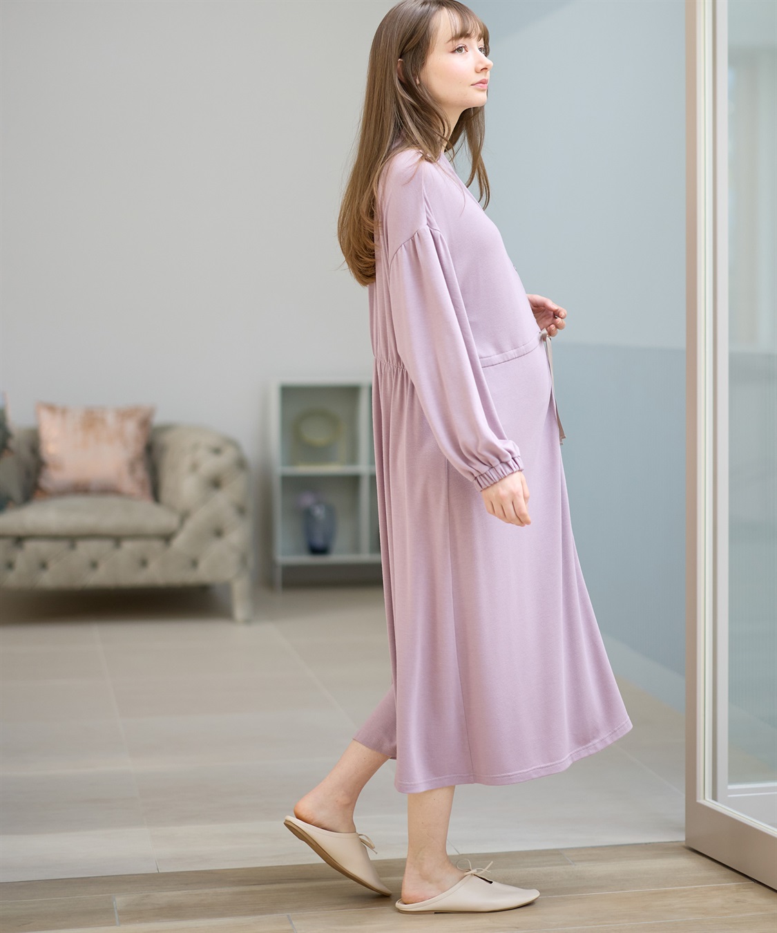 Rosemadame やわらかレーヨン天竺ネグリジェ パジャマ/ルームウェア（マタニティ/授乳服）授乳楽々 妊婦服 産前・産後対応_sub_16