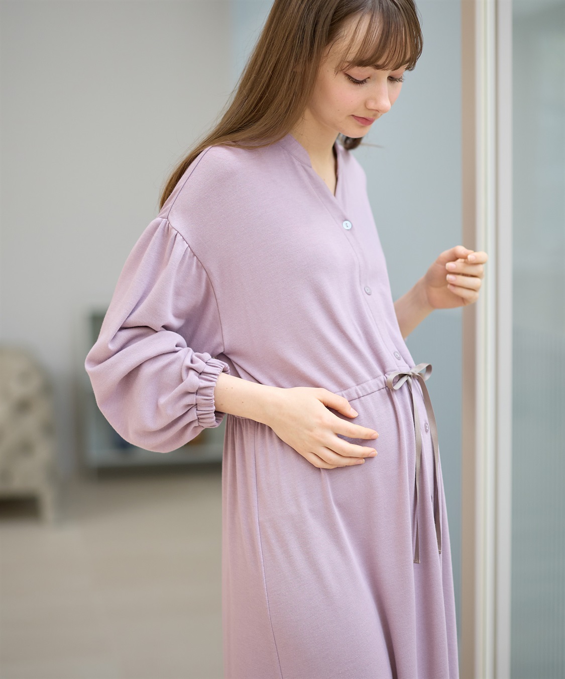 Rosemadame やわらかレーヨン天竺ネグリジェ パジャマ/ルームウェア（マタニティ/授乳服）授乳楽々 妊婦服 産前・産後対応_sub_18