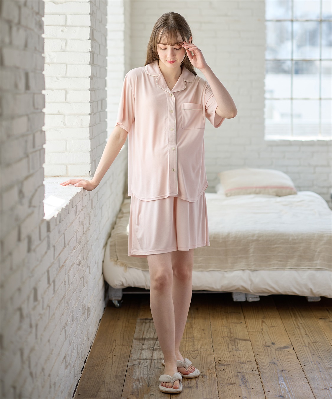 Rosemadame 【接触冷感】やわからレーヨンパジャマ_sub_5