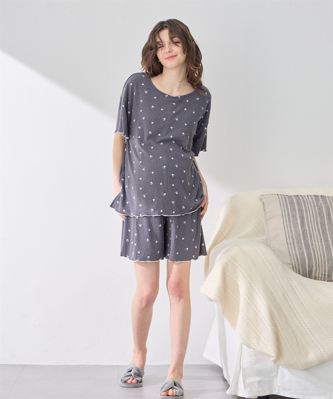 Rosemadame リブハート柄ルームウェア/パジャマ_sub_3