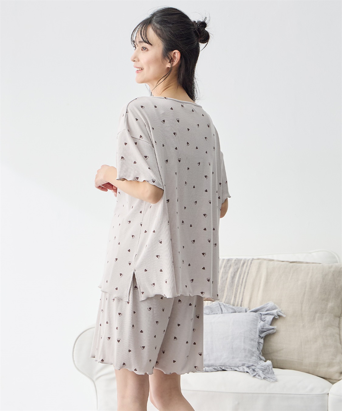 Rosemadame リブハート柄ルームウェア/パジャマ_sub_7