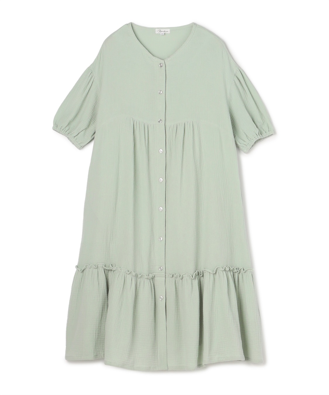 Rosemadame コットン100％ ダブルガーゼ ボリューム袖ネグリジェ/ワンピース(産前・産後対応 マタニティ＆授乳服 パジャマ/ルームウェア)_sub_19