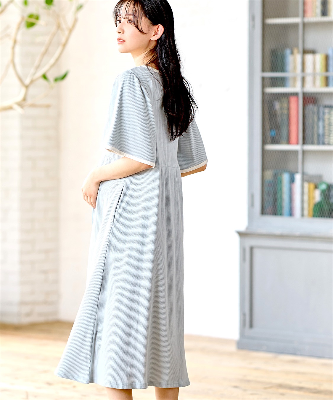 Rosemadame テレコバイカラーネグリジェ/パジャマ/ルームウェア_sub_13