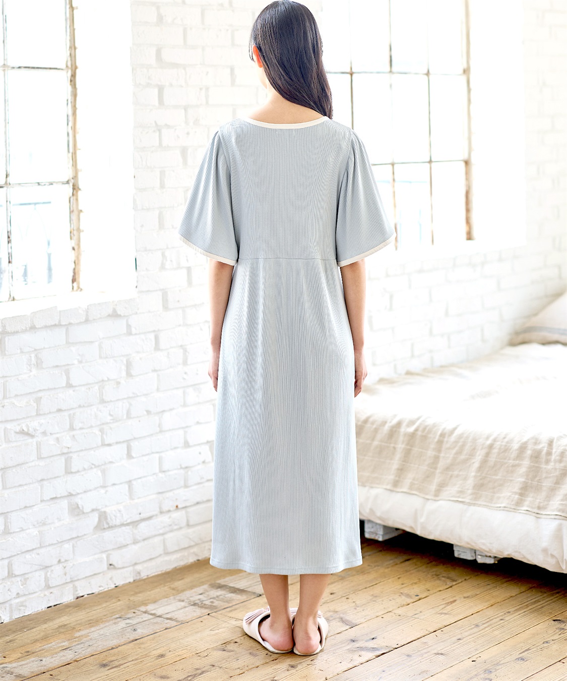 Rosemadame テレコバイカラーネグリジェ/パジャマ/ルームウェア_sub_14