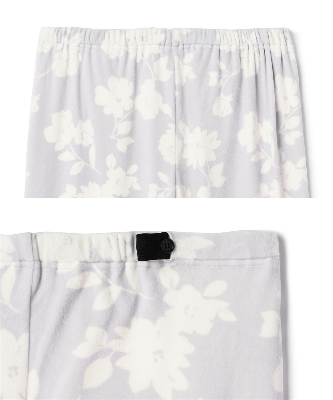 Rosemadame 【セット】ストレッチベロア無地＆花柄パジャマ/ルームウェア（マタニティ/授乳服）授乳楽々 妊婦服 産前・産後対応_sub_26