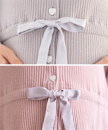 Rosemadame リブ起毛ネグリジェ/ワンピースパジャマ/ルームウェア（マタニティ/授乳服）授乳楽々 妊婦服 産前・産後対応_subthumb_23