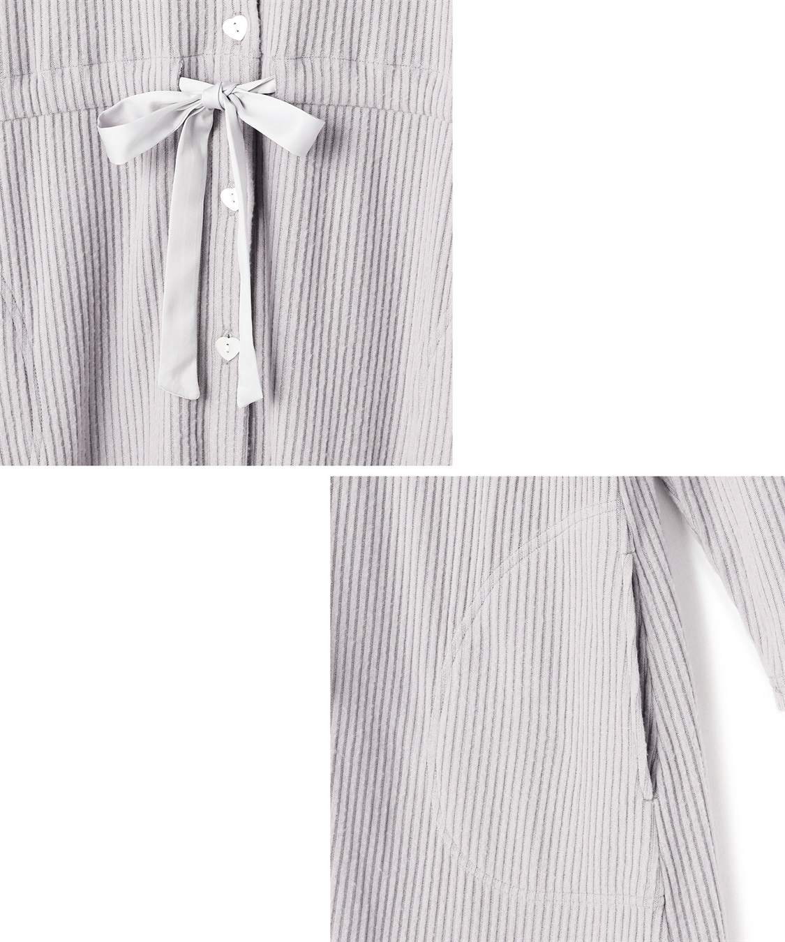 Rosemadame リブ起毛ネグリジェ/ワンピースパジャマ/ルームウェア（マタニティ/授乳服）授乳楽々 妊婦服 産前・産後対応_sub_25