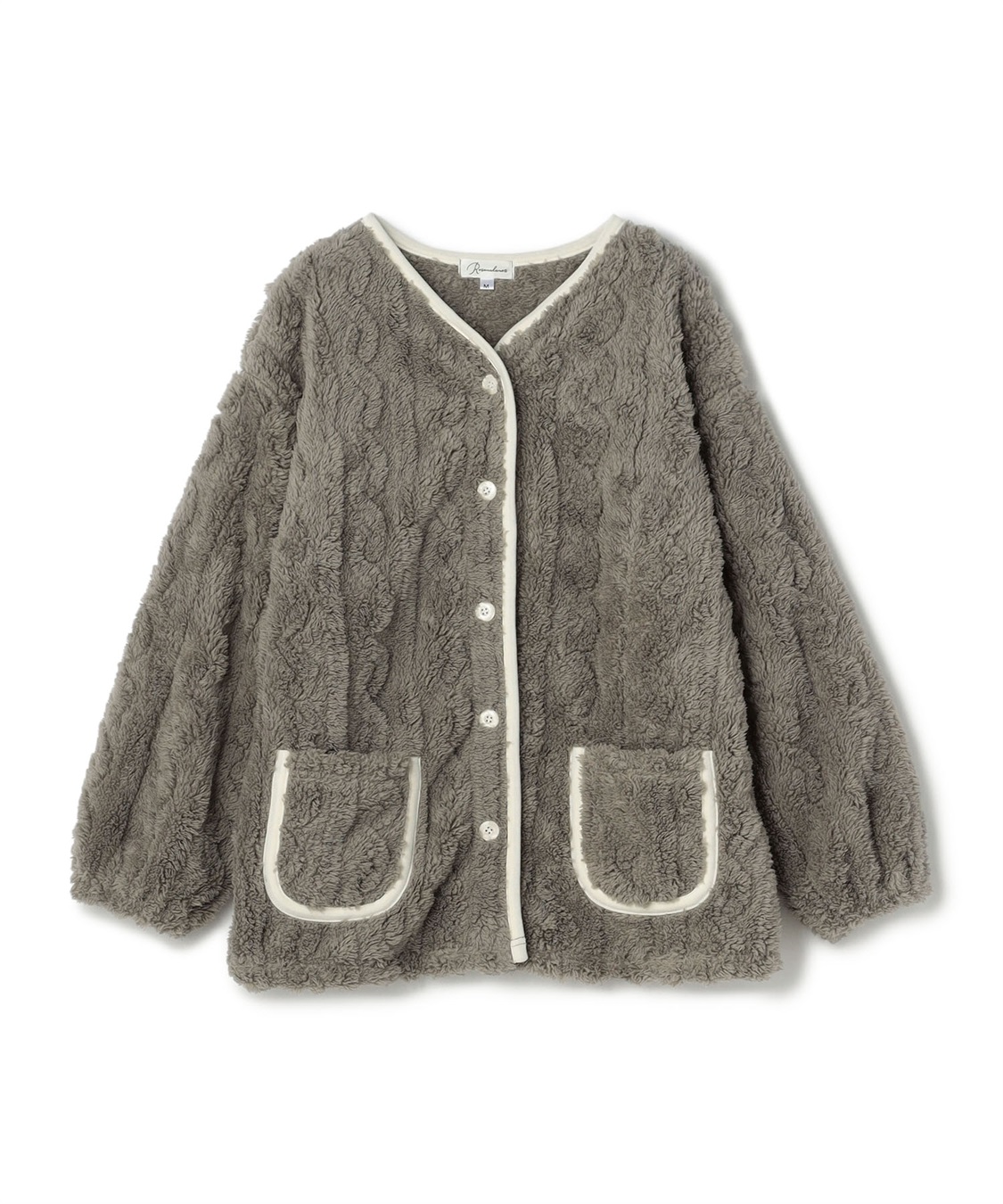 Rosemadame 【セット】モコモコフリース ケーブル柄パジャマ/ルームウェア（マタニティ/授乳服）授乳楽々 妊婦服 産前・産後対応_sub_14