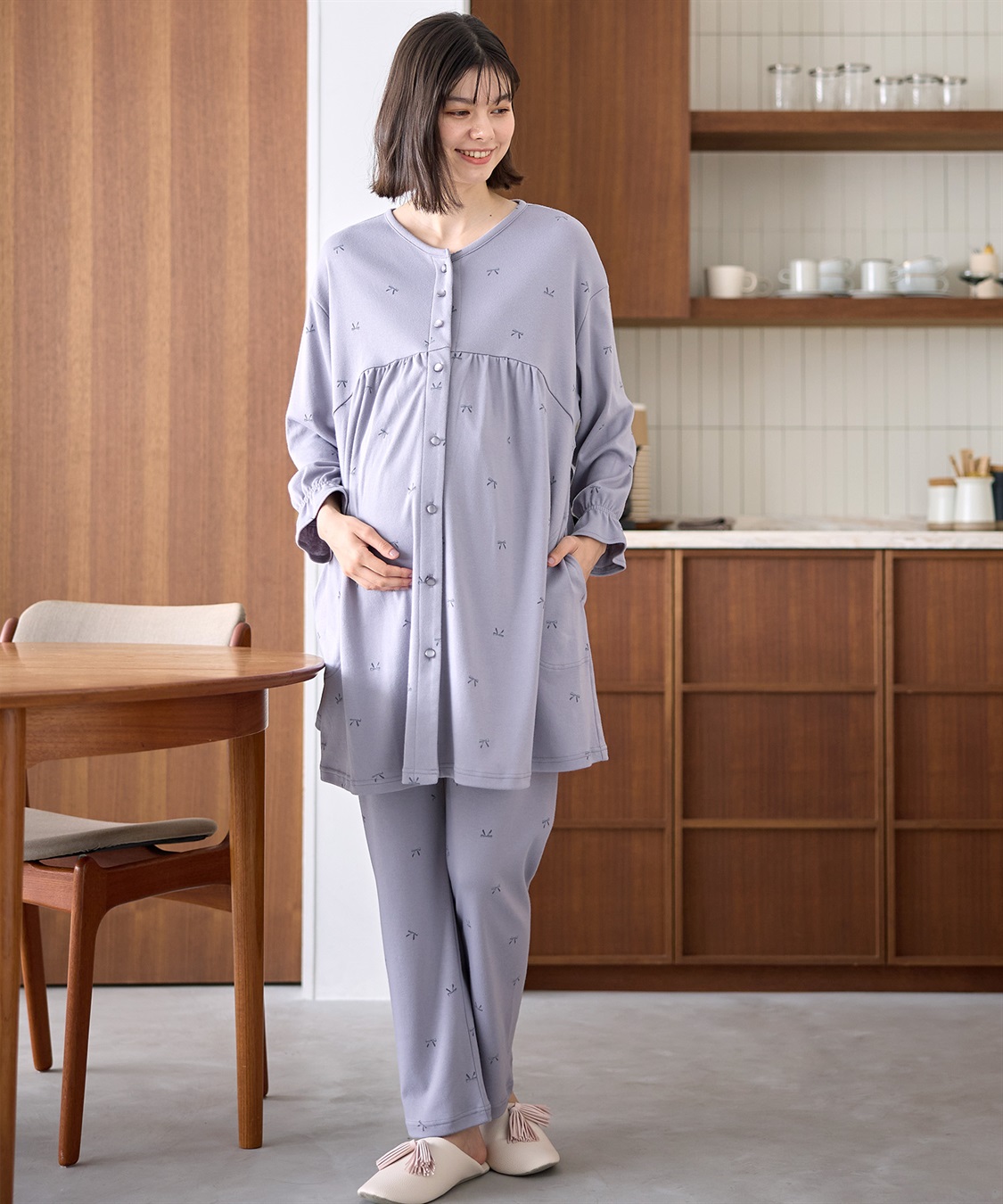 Rosemadame T/Cスムースリボン柄パジャマ_sub_2