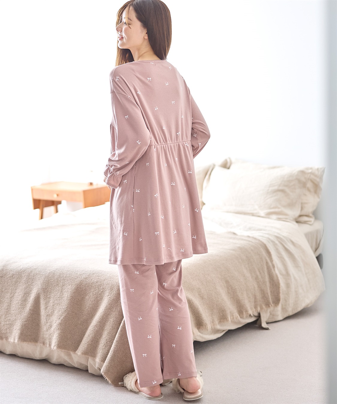 Rosemadame T/Cスムースリボン柄パジャマ_sub_10