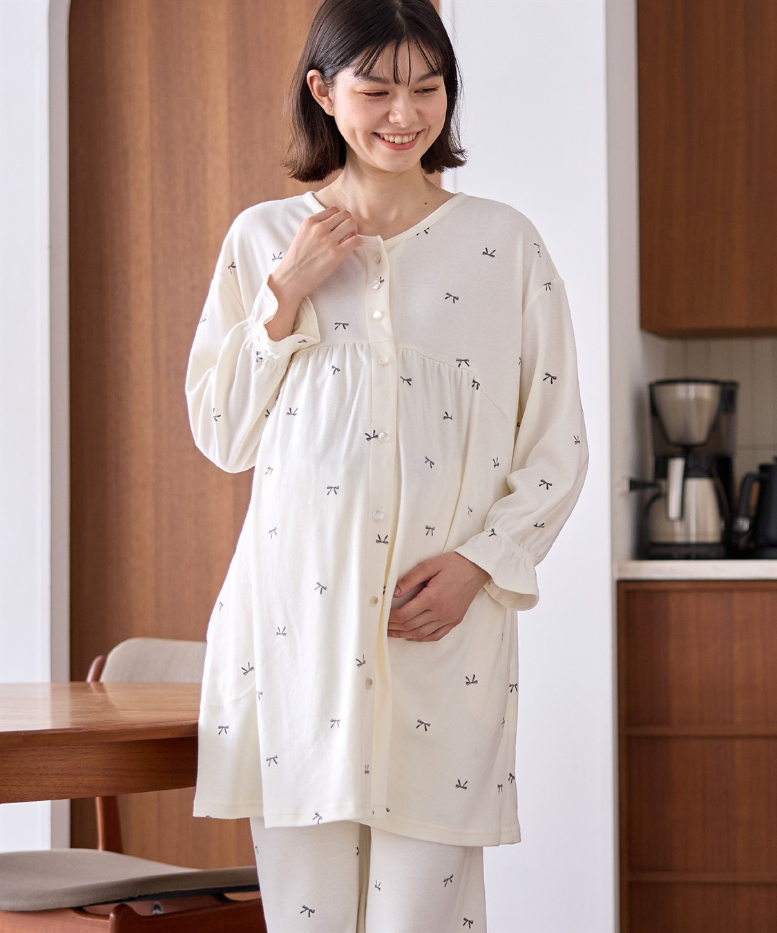 Rosemadame T/Cスムースリボン柄パジャマ_sub_11