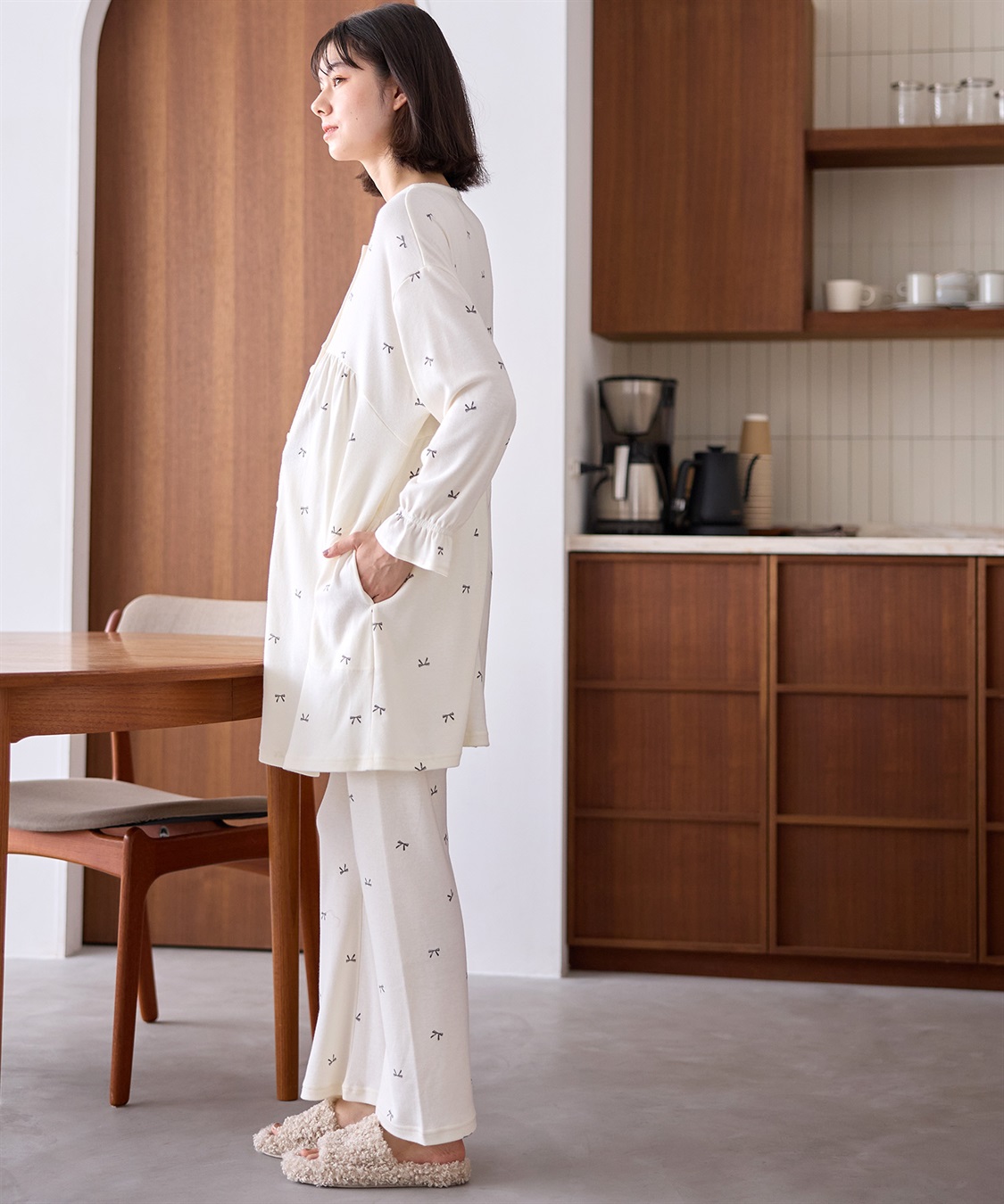 Rosemadame T/Cスムースリボン柄パジャマ_sub_12