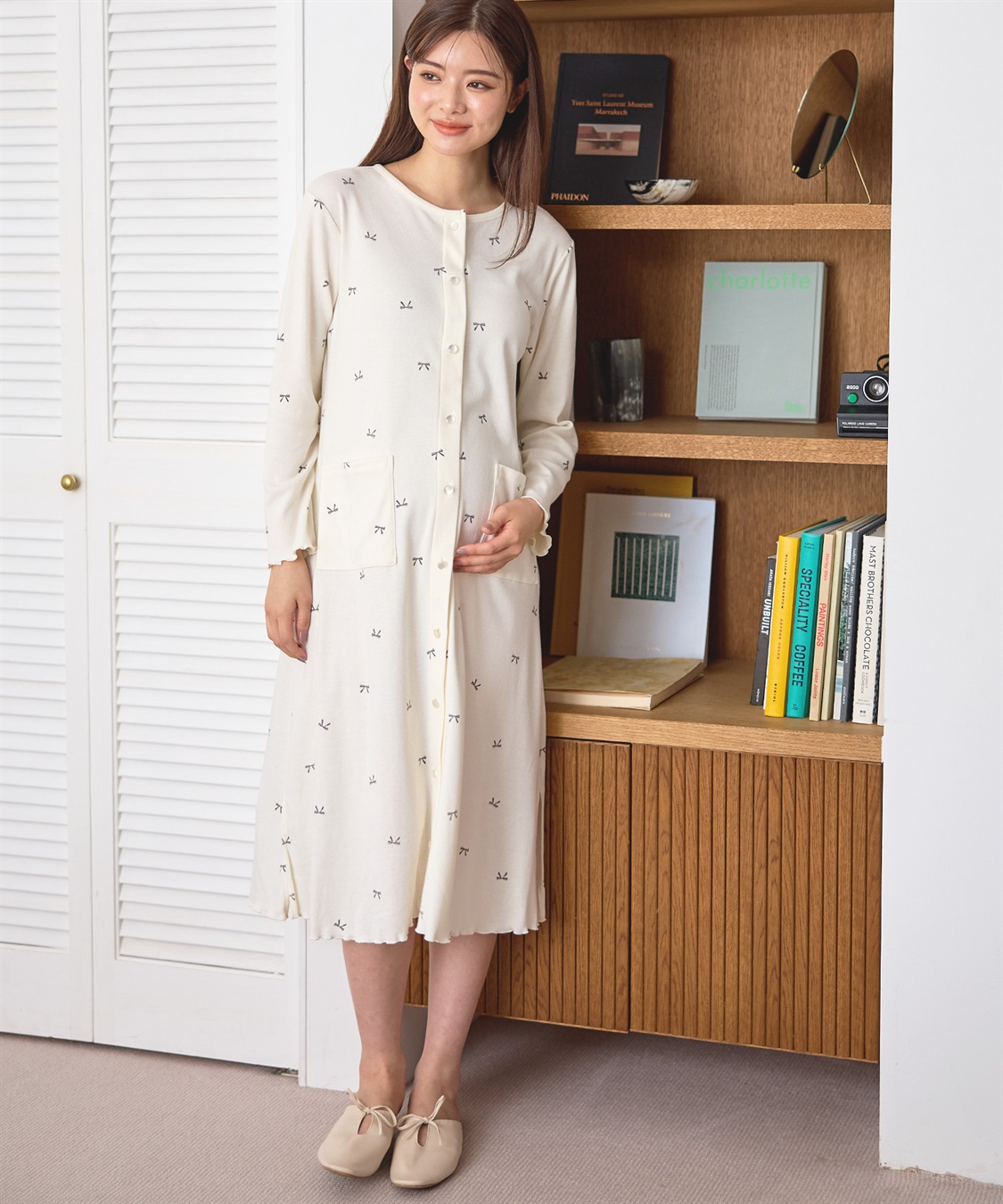 Rosemadame T/Cスムースリボン柄ネグリジェ_sub_11