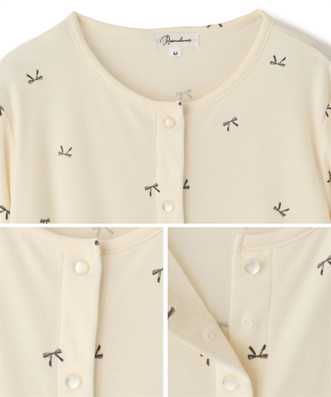 Rosemadame T/Cスムースリボン柄ネグリジェ_sub_21