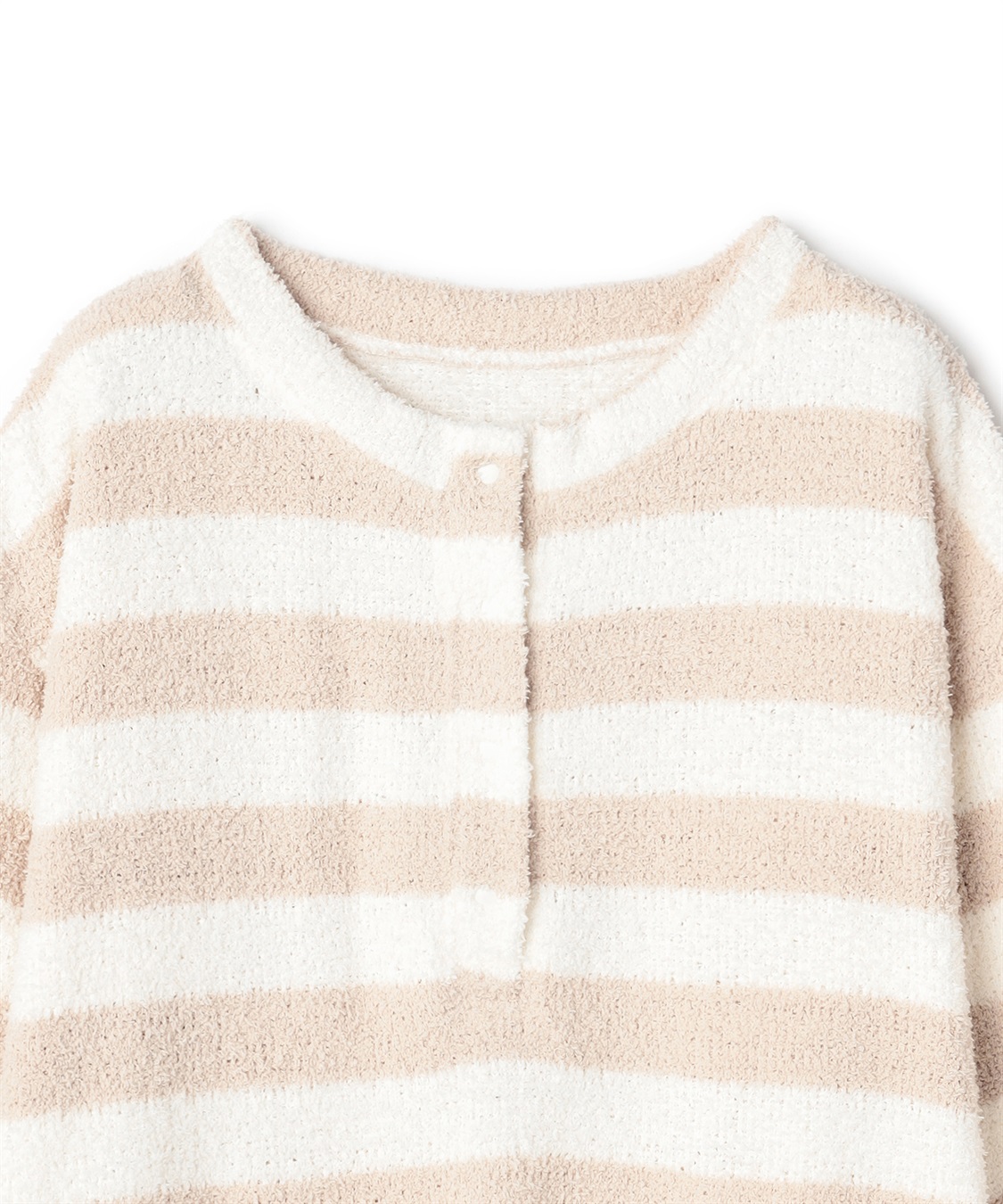 Rosemadame モコモコニットソー ボーダーワンピースパジャマ/ルームウェア（マタニティ/授乳服）授乳楽々 妊婦服 産前・産後対応_sub_17