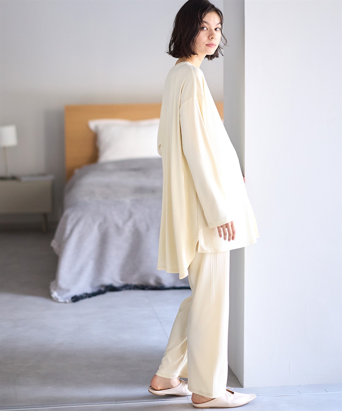 Rosemadame 【セット】ランダムリブパジャマ(産前・産後対応 マタニティ＆授乳服 ルームウェア)_sub_12