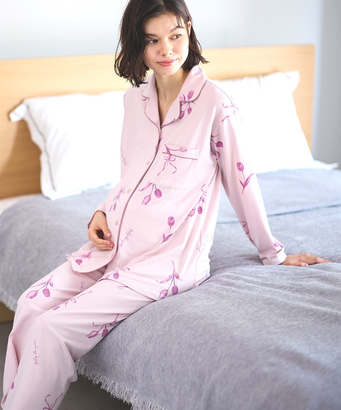 ヒスクローネAmamiyu フリル付きパジャマ　未使用品 ヒスクローネAmamiyu フリル付きパジャマ 未使用品 楽天市場