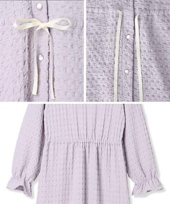 Rosemadame ふくれシャーリングリボンネグリジェ/ ワンピースパジャマ(産前・産後対応 マタニティ＆授乳服 ルームウェア)_subthumb_23