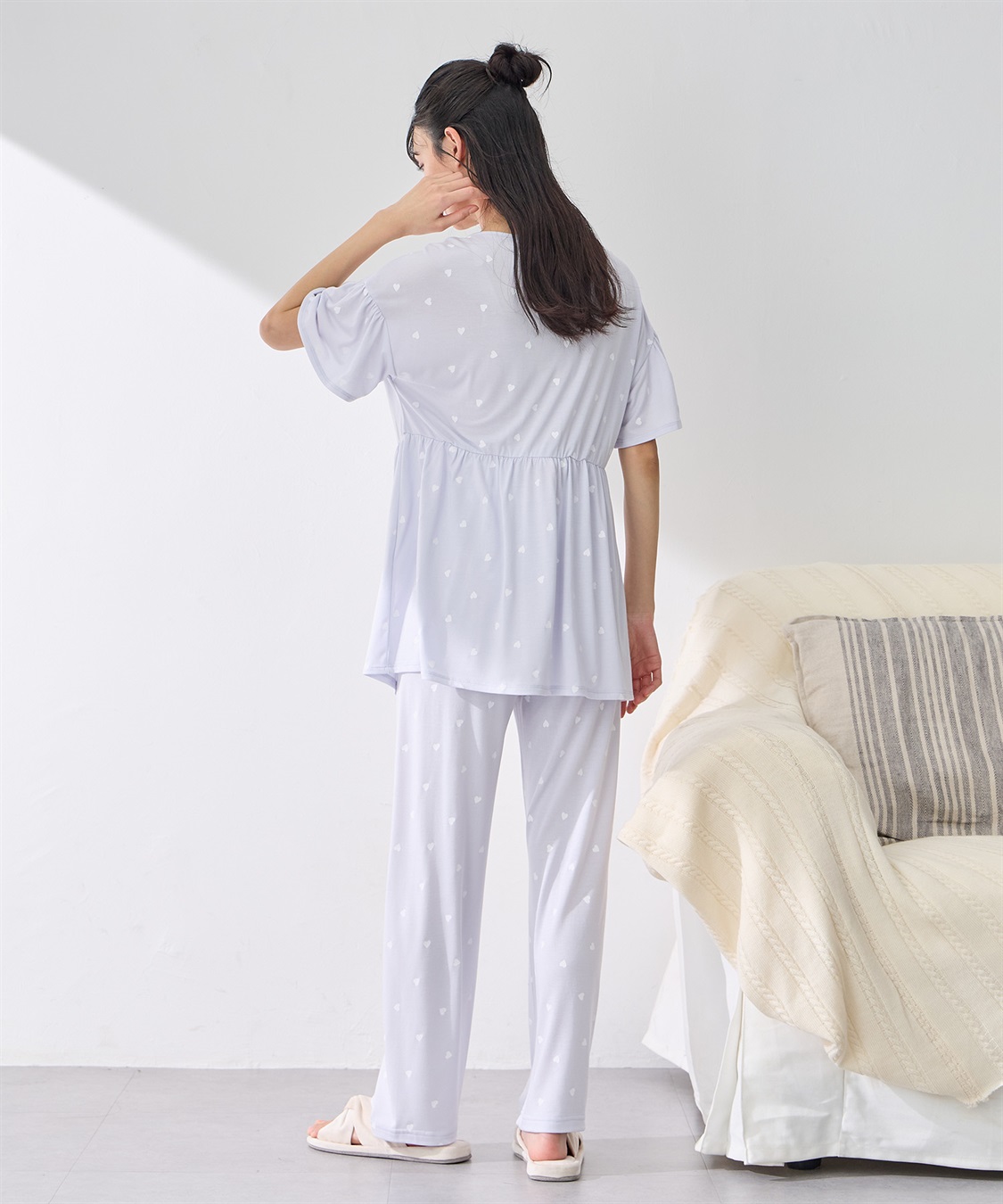 Rosemadame 接触冷感ハート柄パジャマ_sub_12