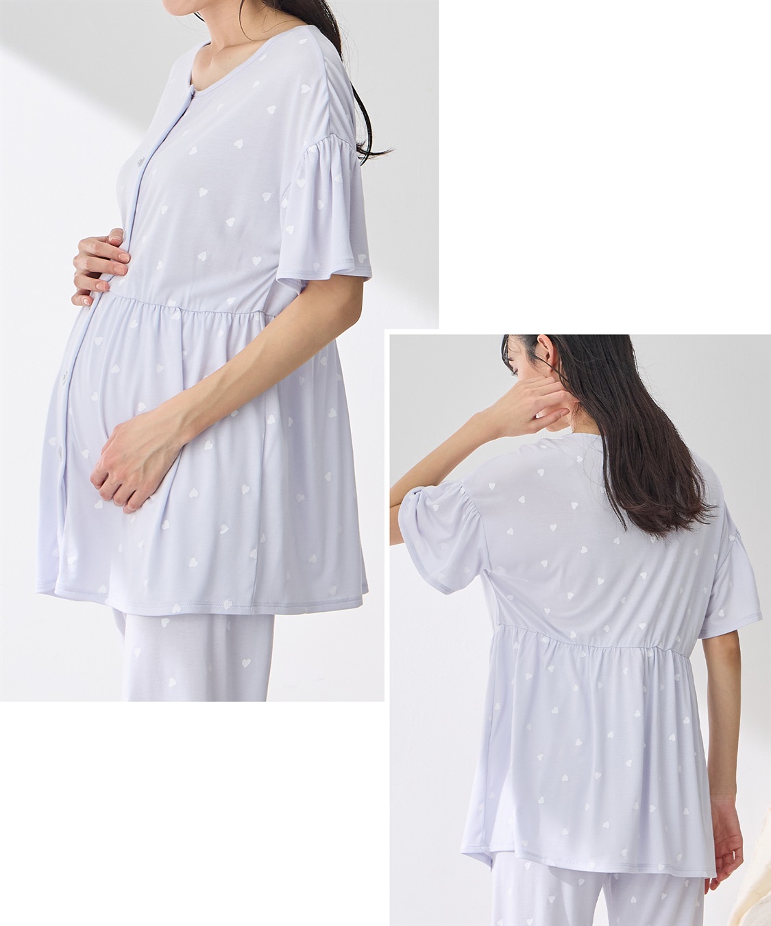 Rosemadame 接触冷感ハート柄パジャマ_sub_17