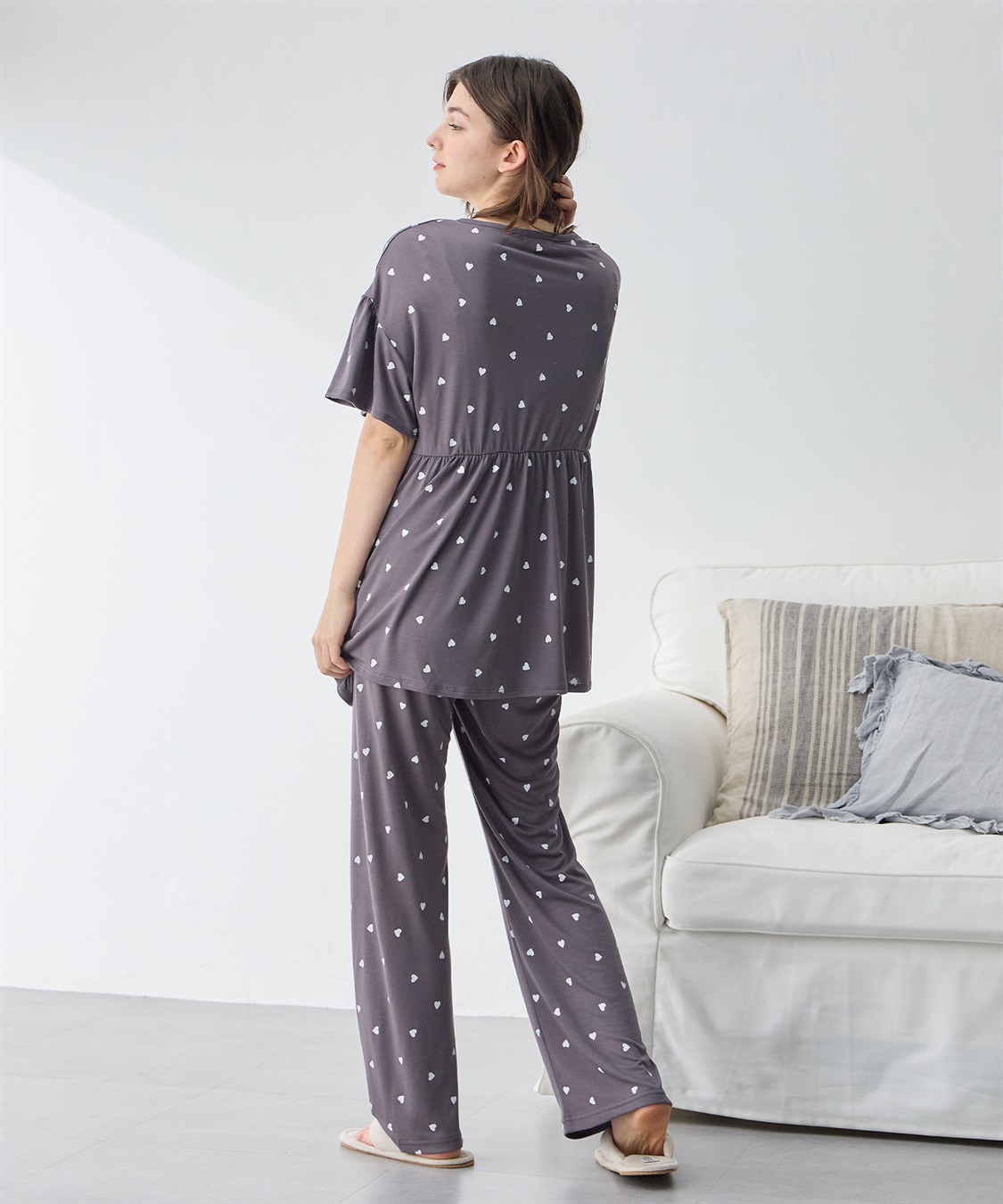Rosemadame 接触冷感ハート柄パジャマ_sub_19