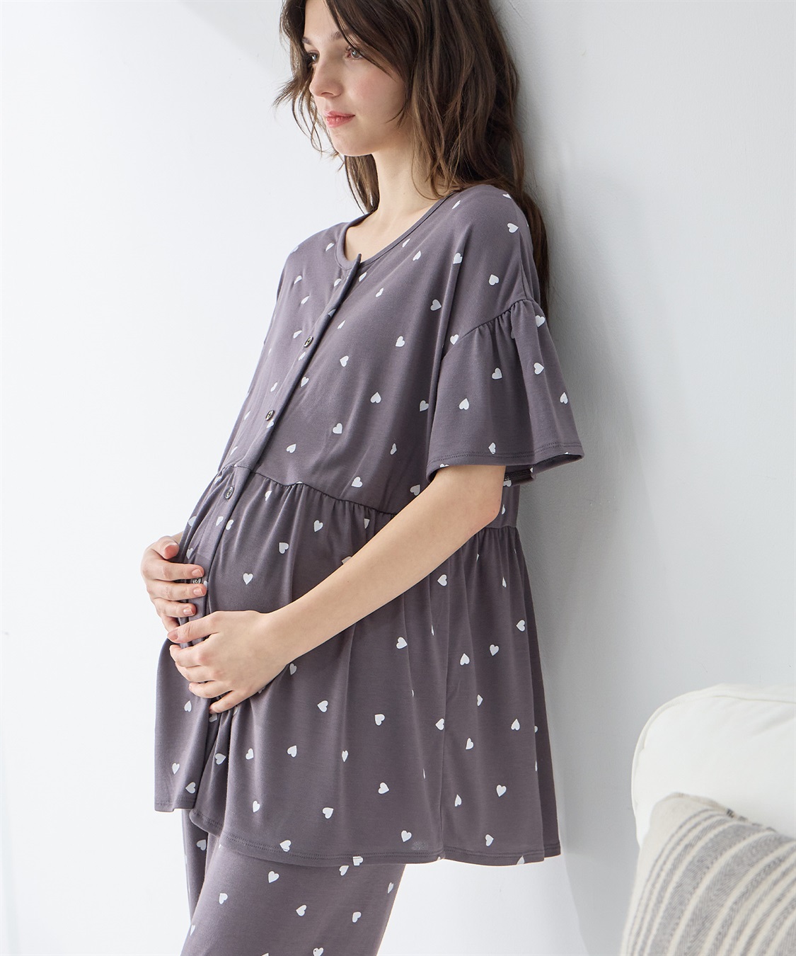 Rosemadame 接触冷感ハート柄パジャマ_sub_21