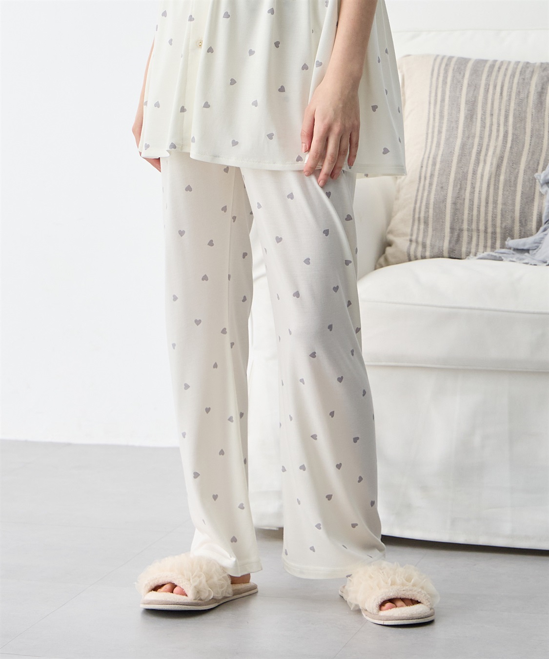 Rosemadame 接触冷感ハート柄パジャマ_sub_22