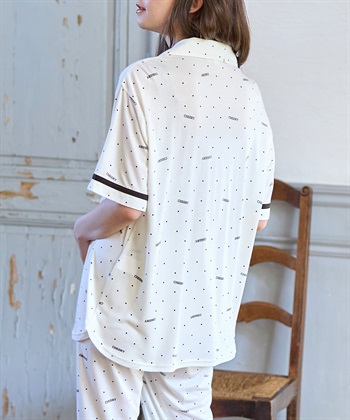 Rosemadame 【接触冷感】ドット柄パジャマ(産前・産後対応 マタニティ＆授乳服 ルームウェア 上下セット)_subthumb_21