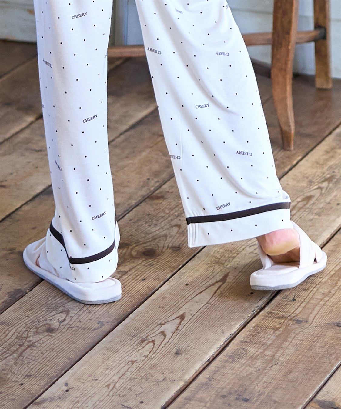 Rosemadame 【接触冷感】ドット柄パジャマ(産前・産後対応 マタニティ＆授乳服 ルームウェア 上下セット)_sub_23