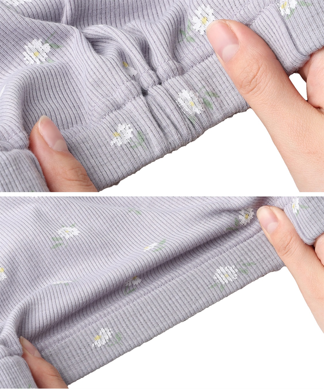 Rosemadame ストレッチリブ小花柄パジャマ_sub_19